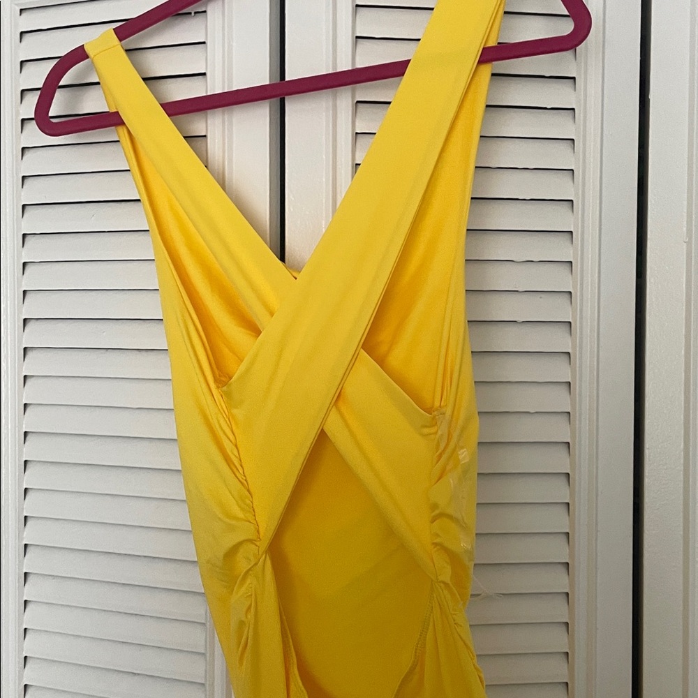 Fashion Nova Yellow Maxi Dress - Picture 5 of 6
